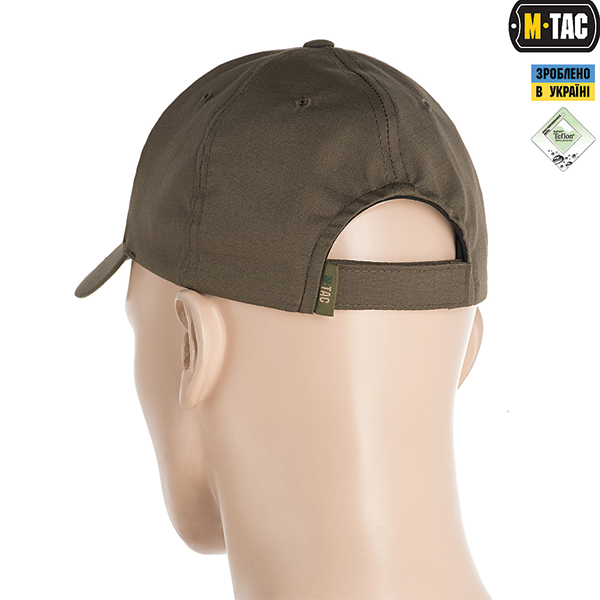 M-Tac бейсболка Elite Flex ріп-стоп Dark Olive. Фото 3