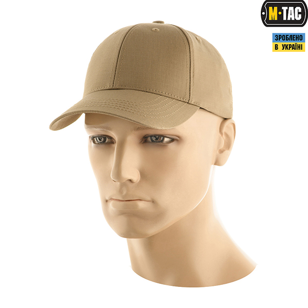 M-Tac бейсболка Elite Flex ріп-стоп Khaki