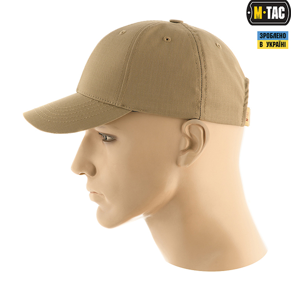 M-Tac бейсболка Elite Flex ріп-стоп Khaki. Фото 2