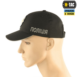 M-Tac бейсболка Поліція Elite Flex ріп-стоп Black
