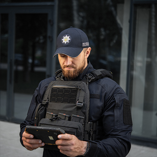 M-Tac бейсболка Поліція Elite Flex ріп-стоп Dark Navy Blue. Фото 11