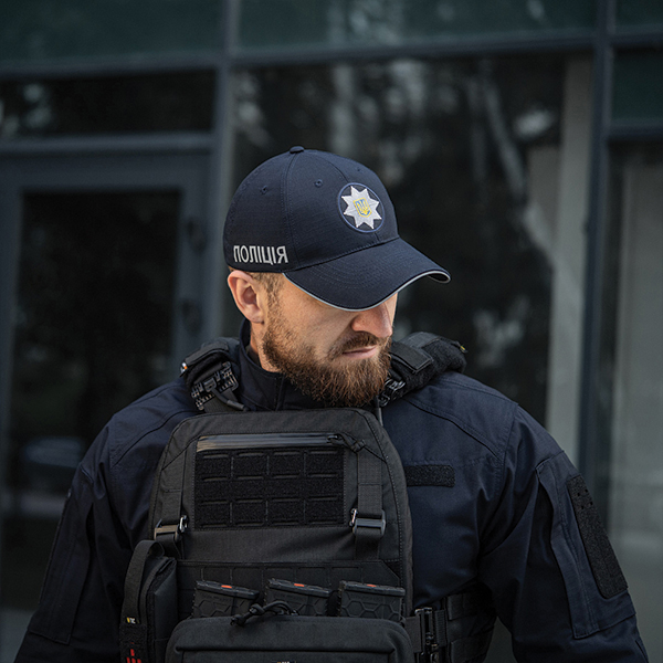 M-Tac бейсболка Поліція Elite Flex ріп-стоп Dark Navy Blue. Фото 7