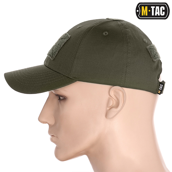 M-Tac бейсболка з липучкою Flex ріп-стоп Army Olive. Фото 2