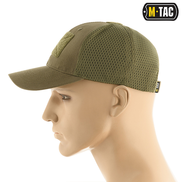 M-Tac бейсболка з липучкою і сіткою Olive. Фото 2