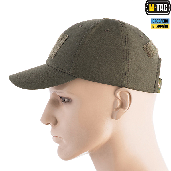 M-Tac бейсболка тактична Elite Flex ріп-стоп Army Olive. Фото 2
