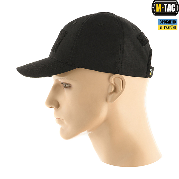 M-Tac бейсболка тактична Elite Flex ріп-стоп Black. Фото 2