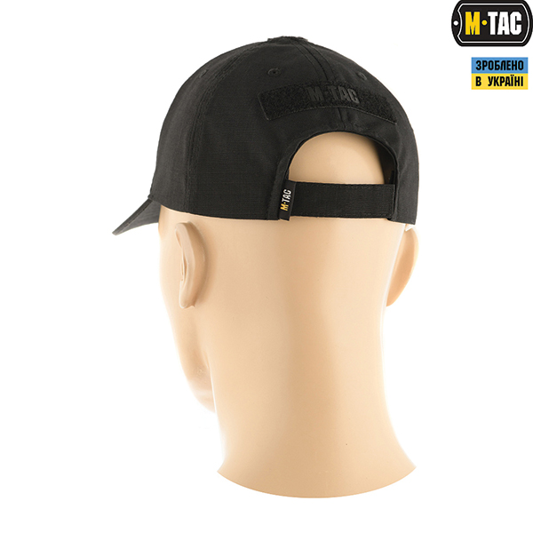 M-Tac бейсболка тактична Elite Flex ріп-стоп Black. Фото 3