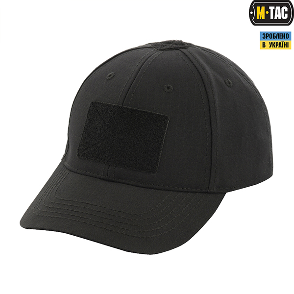 M-Tac бейсболка тактична Elite Flex ріп-стоп Black. Фото 4