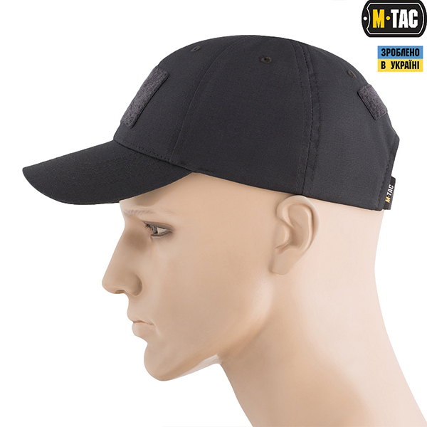M-Tac бейсболка тактична Elite Flex ріп-стоп Dark Grey. Фото 2