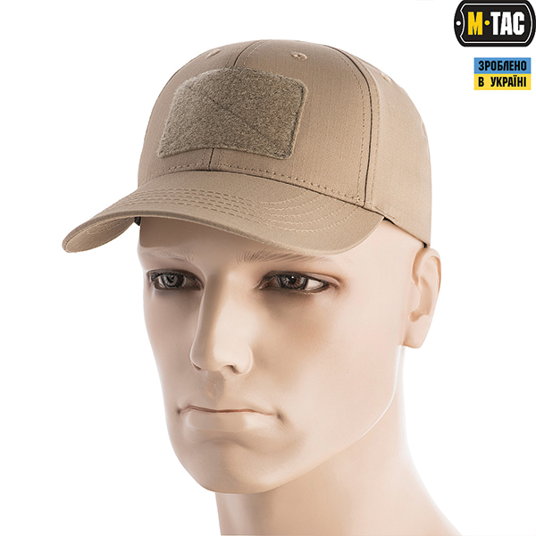 M-Tac бейсболка тактична Elite Flex ріп-стоп Khaki