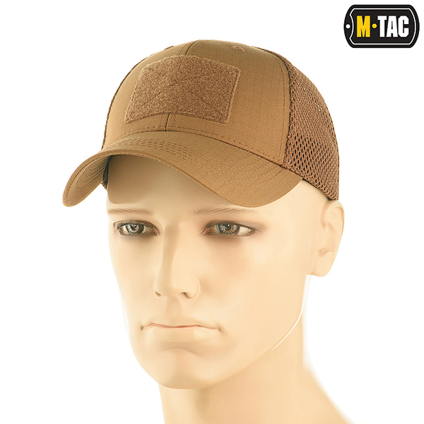 M-Tac бейсболка тактична з сіткою Elite Flex Coyote Brown