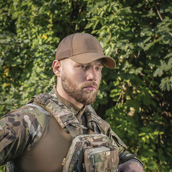 M-Tac бейсболка тактична з сіткою Elite Flex Coyote Brown. Фото 6