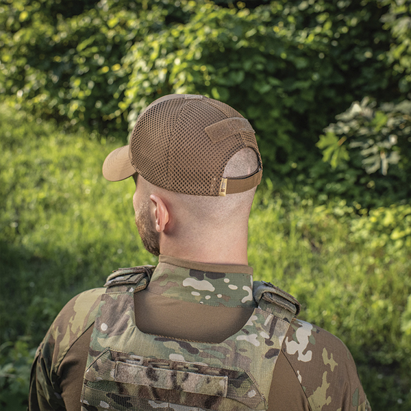 M-Tac бейсболка тактична з сіткою Elite Flex Coyote Brown. Фото 7