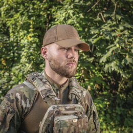 M-Tac бейсболка тактична з сіткою Elite Flex Coyote Brown. Фото 11