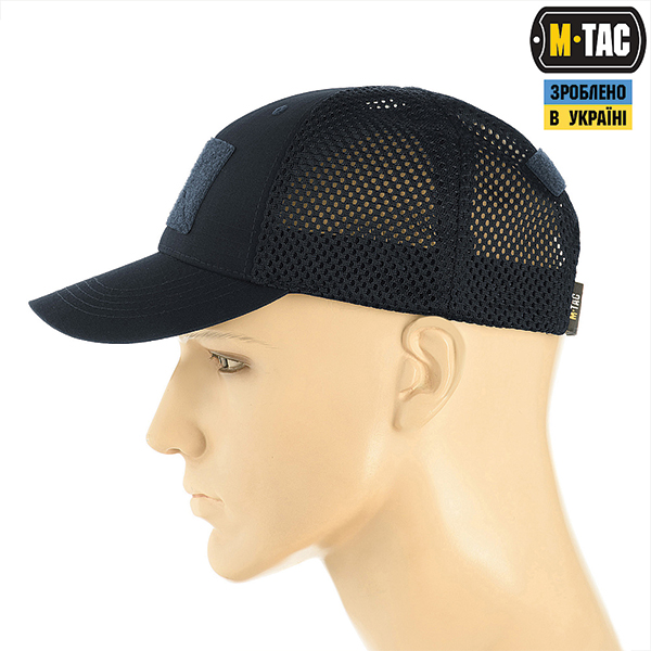 M-Tac бейсболка тактична з сіткою Elite Flex Dark Navy Blue. Фото 2