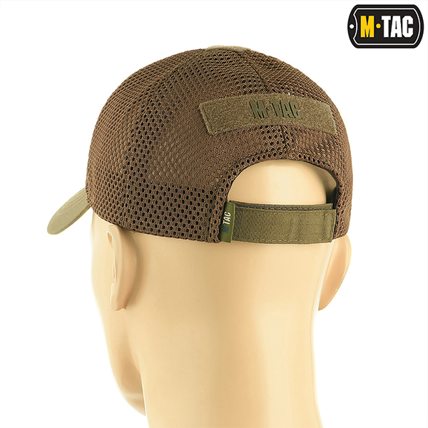 M-Tac бейсболка тактична з сіткою Elite Flex Dark Olive. Фото 3