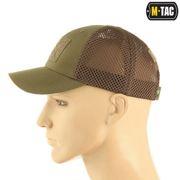 M-Tac бейсболка тактична з сіткою Elite Flex Dark Olive