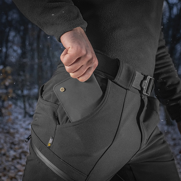M-Tac штани Soft Shell Winter Black. Фото 9