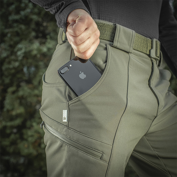 M-Tac штани Soft Shell Winter Olive. Фото 10