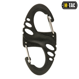 M-Tac карабін S-Hook пластиковий Black