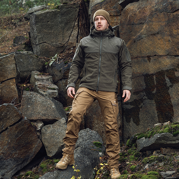 M-Tac куртка Norman Windblock Fleece Olive. Фото 18