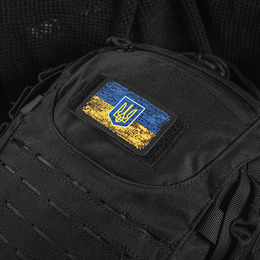 M-Tac нашивка прапор України з гербом вінтаж (80х50 мм) Black	
