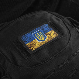 M-Tac нашивка прапор України з гербом вінтаж (80х50 мм) Black	. Фото 3