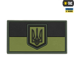 M-Tac нашивка прапор України малий PVC Olive