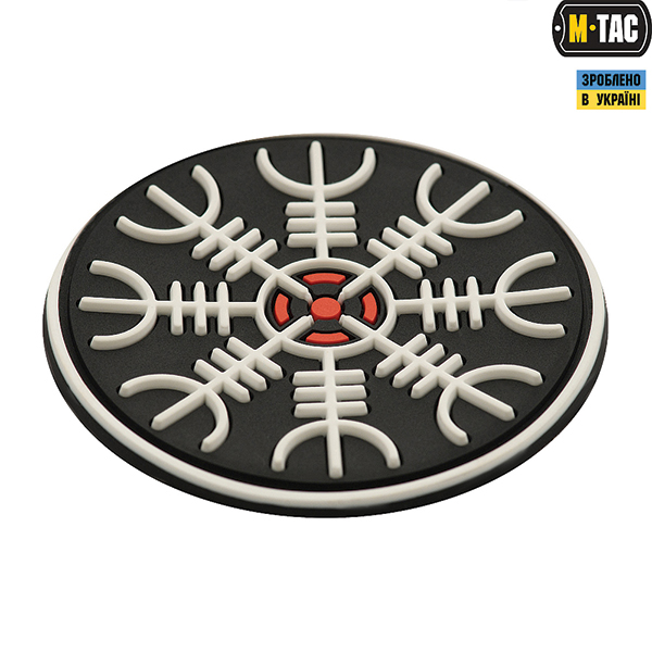 M-Tac нашивка Шолом Жаху PVC Black/White. Фото 2