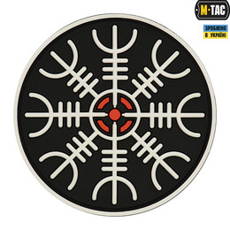 M-Tac нашивка Шолом Жаху PVC Black/White