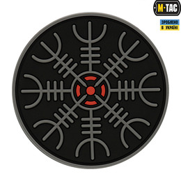 M-Tac нашивка Шолом Жаху PVC  Black/Grey	