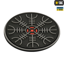 M-Tac нашивка Шолом Жаху PVC  Black/Grey	