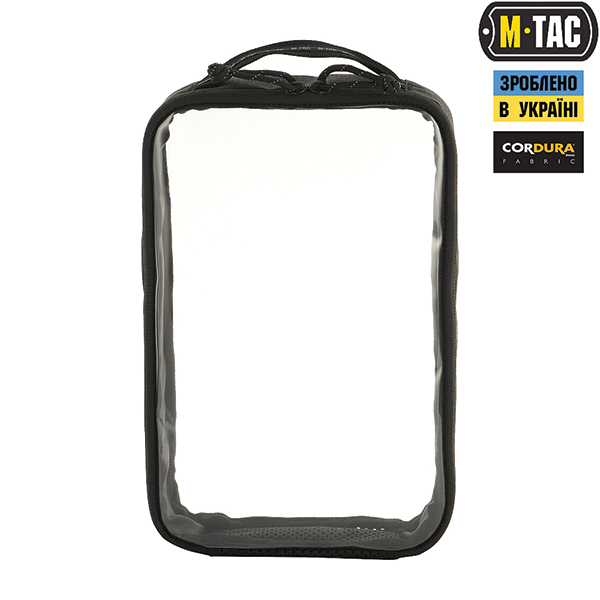 M-Tac органайзер утилітарний прозорий Elite Large (30х19 см) Black. Фото 2