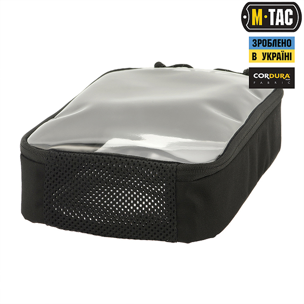 M-Tac органайзер утилітарний прозорий Elite Large (30х19 см) Black. Фото 4