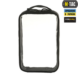 M-Tac органайзер утилітарний прозорий Elite Large (30х19 см) Black