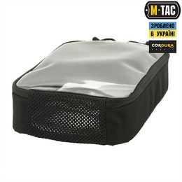M-Tac органайзер утилітарний прозорий Elite Large (30х19 см) Black. Фото 4