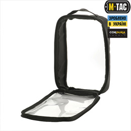 M-Tac органайзер утилітарний прозорий Elite Large (30х19 см) Black. Фото 5