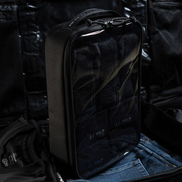 M-Tac органайзер утилітарний прозорий Elite Large (30х19 см) Black. Фото 8