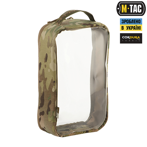 M-Tac органайзер утилітарний прозорий Elite Large (30х19 см) Multicam. Фото 3