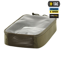 M-Tac органайзер утилітарний прозорий Elite Large (30х19 см) Ranger Green. Фото 4