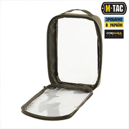 M-Tac органайзер утилітарний прозорий Elite Large (30х19 см) Ranger Green. Фото 5