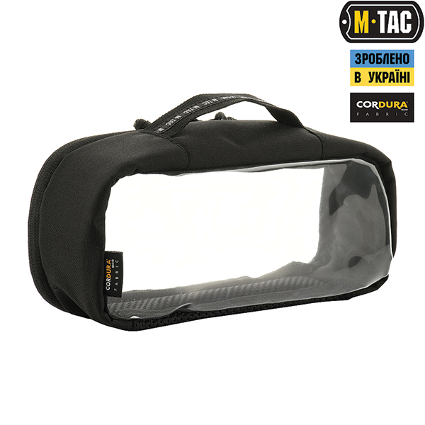 M-Tac органайзер утилітарний прозорий Elite Medium (26х11 см) Black. Фото 3