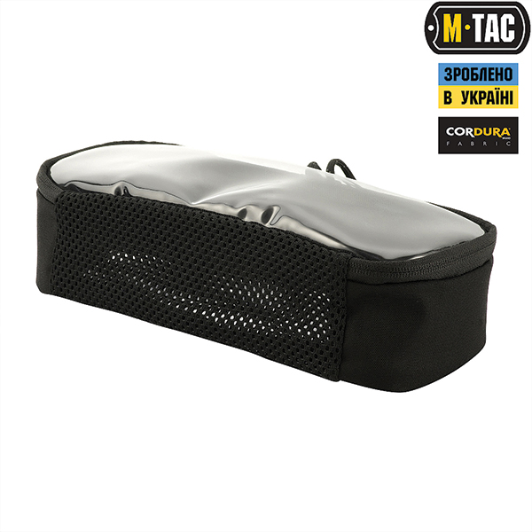 M-Tac органайзер утилітарний прозорий Elite Medium (26х11 см) Black. Фото 4