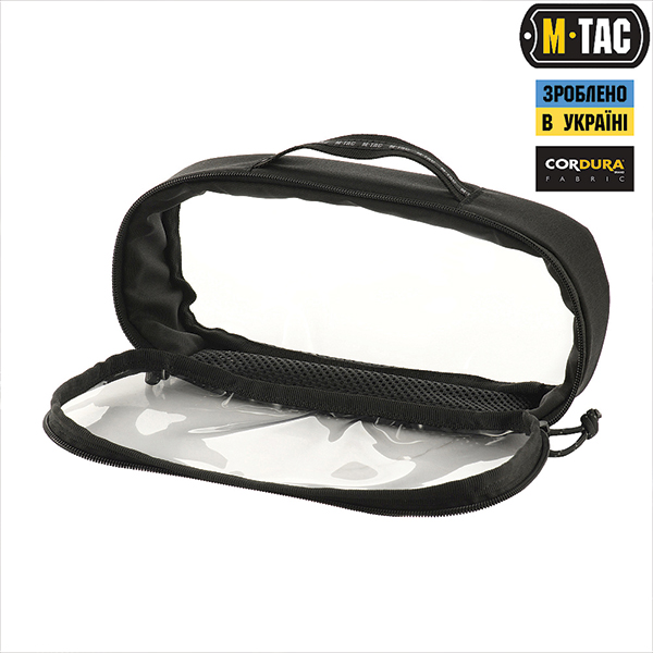 M-Tac органайзер утилітарний прозорий Elite Medium (26х11 см) Black. Фото 5