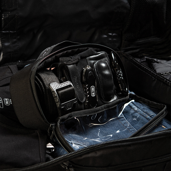 M-Tac органайзер утилітарний прозорий Elite Medium (26х11 см) Black. Фото 6