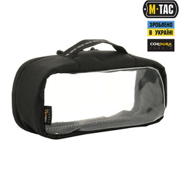 M-Tac органайзер утилітарний прозорий Elite Medium (26х11 см) Black. Фото 3