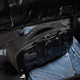M-Tac органайзер утилітарний прозорий Elite Medium (26х11 см) Black. Фото 7