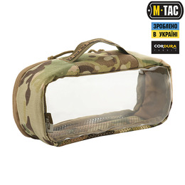 M-Tac органайзер утилітарний прозорий Elite Medium (26х11 см) Multicam. Фото 3
