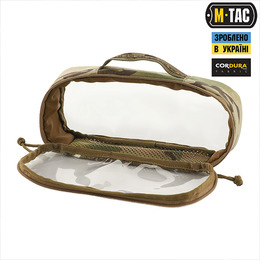 M-Tac органайзер утилітарний прозорий Elite Medium (26х11 см) Multicam. Фото 5