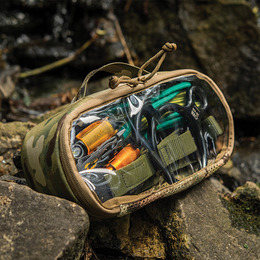 M-Tac органайзер утилітарний прозорий Elite Medium (26х11 см) Multicam. Фото 8